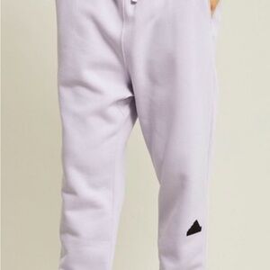 Adidas Lavender Joggers with Logo